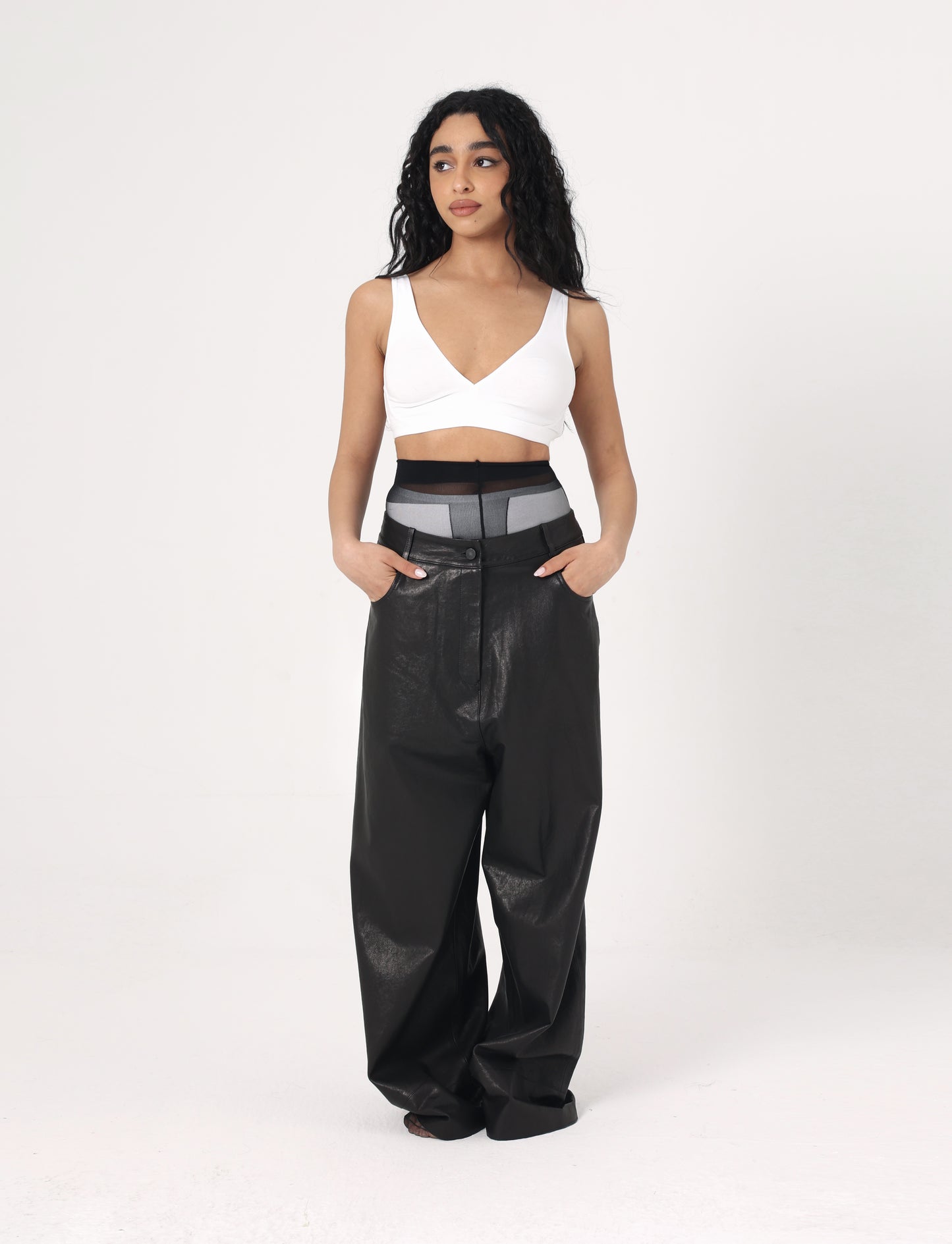 PANTALONI PALAZZO A504