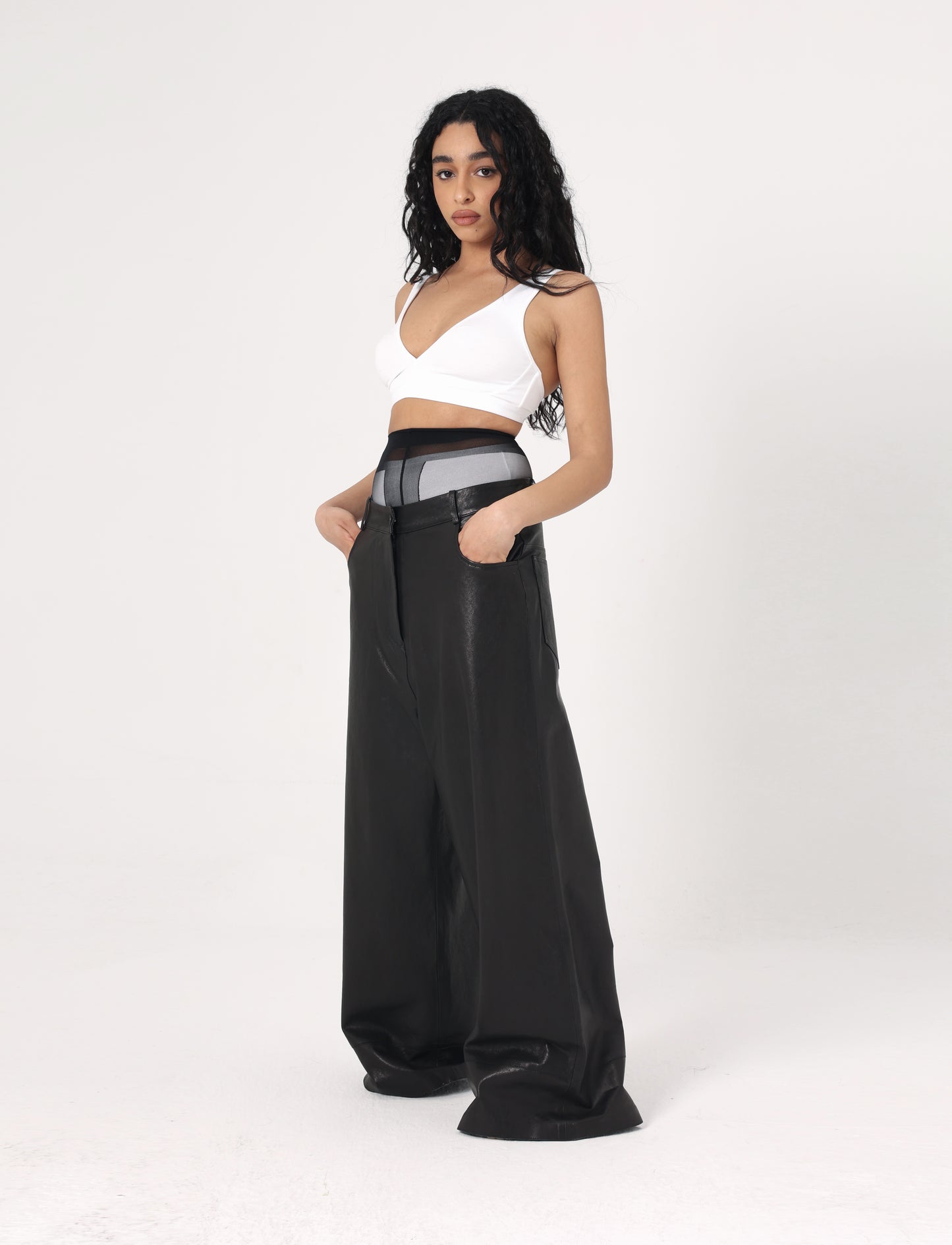 PANTALONI PALAZZO A504