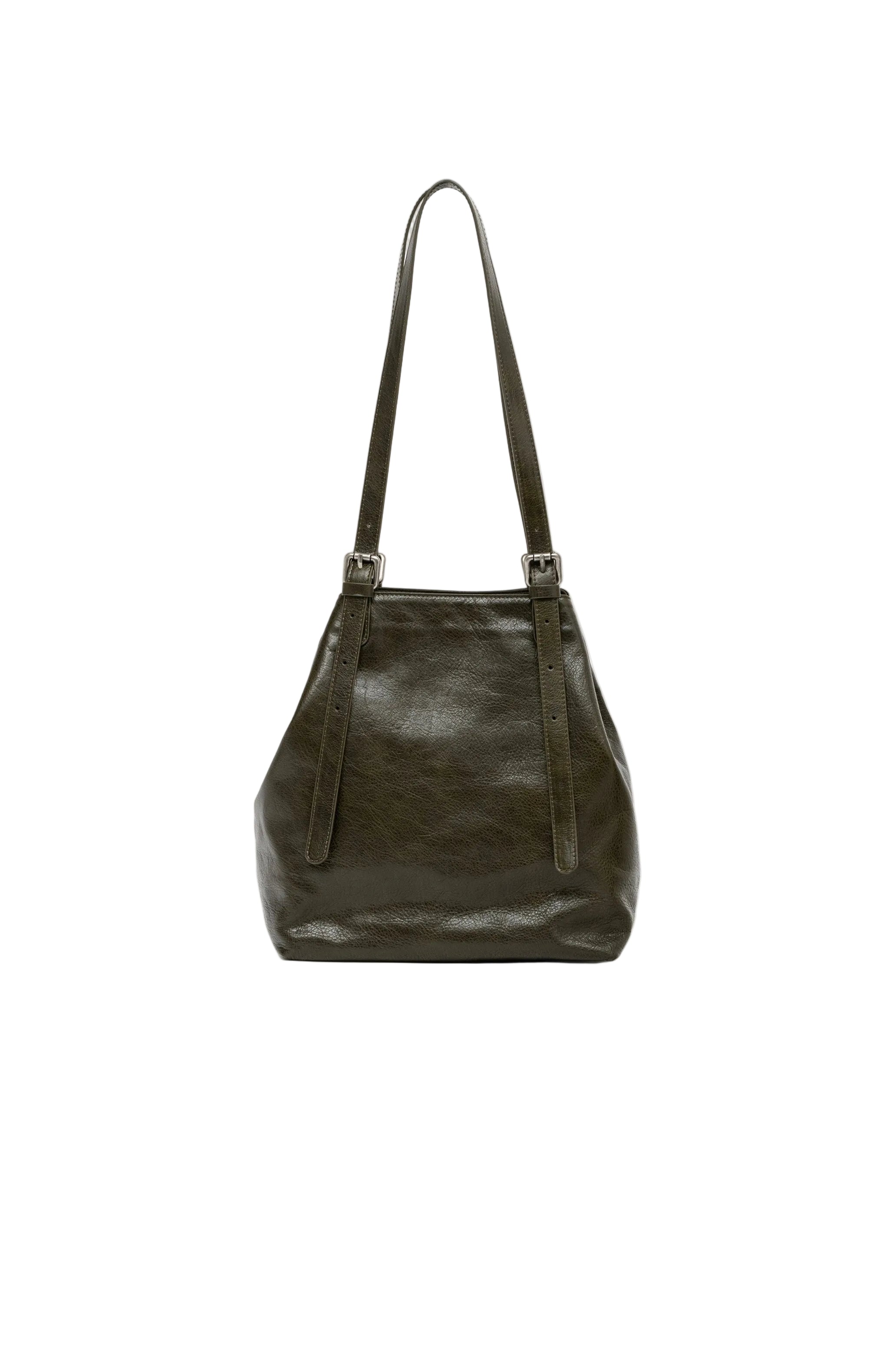 Borsa a spalla media in new mexico colore loden