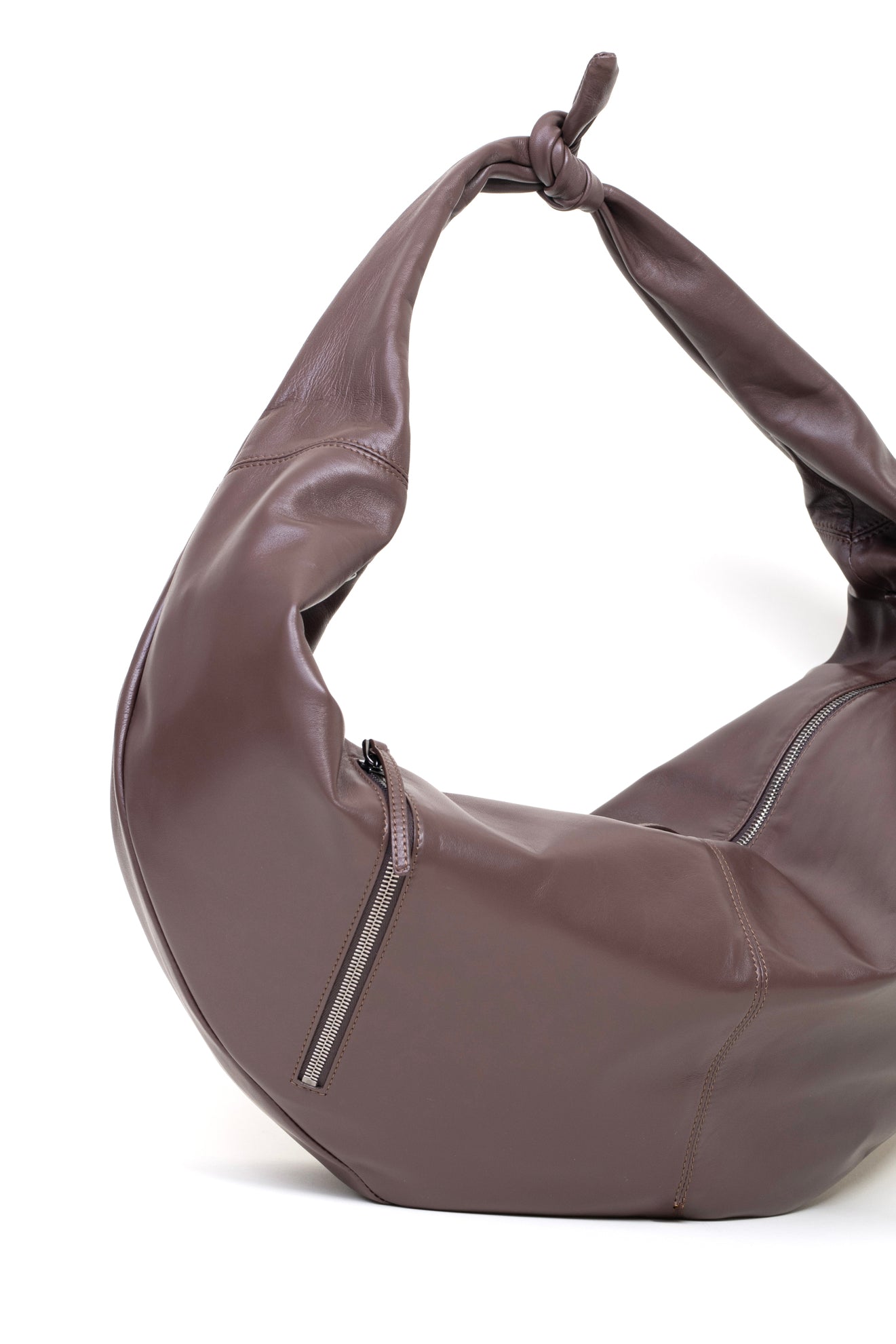 Borsa a spalla in pelle colore marrone