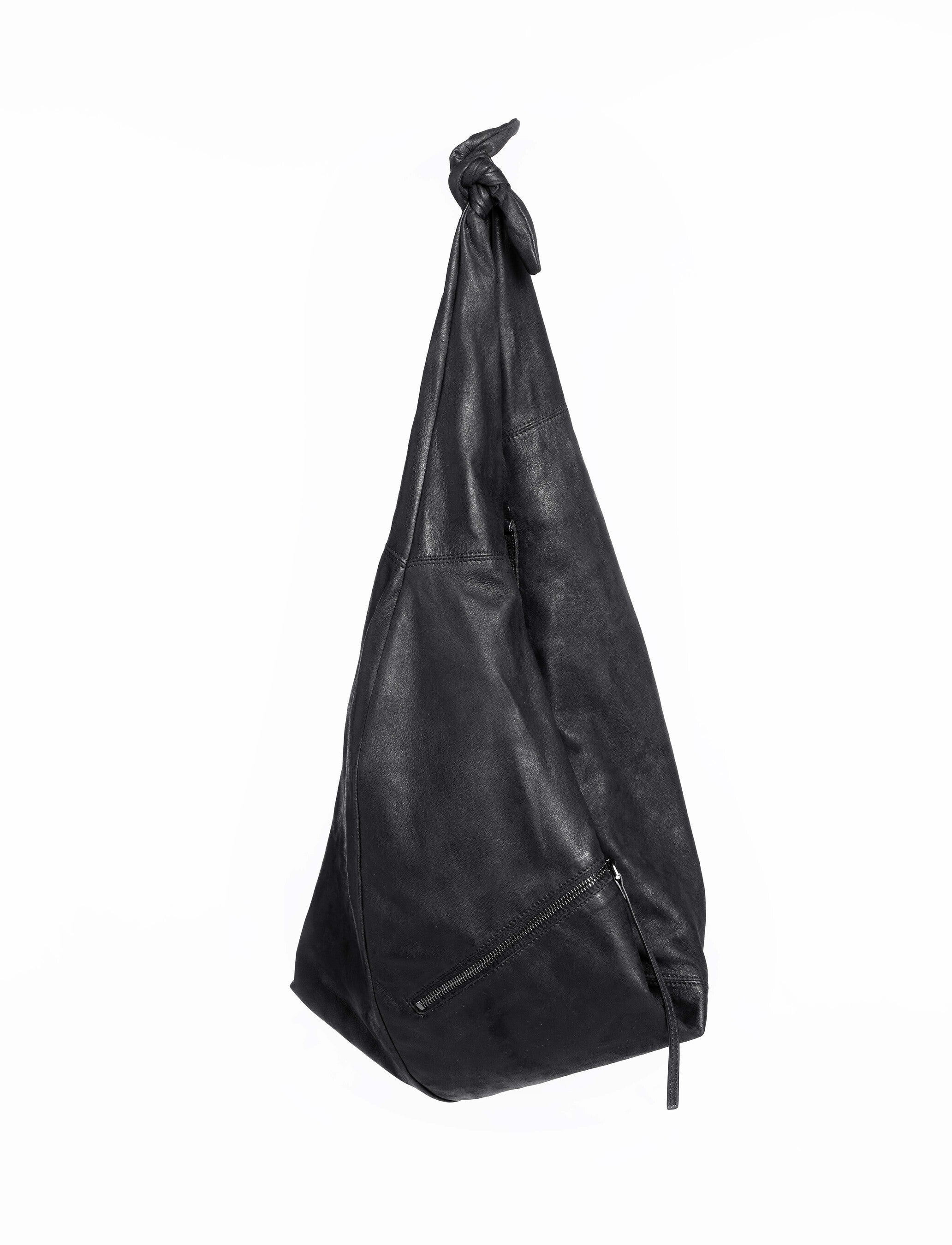 Borsa a spalla in pelle colore nero
