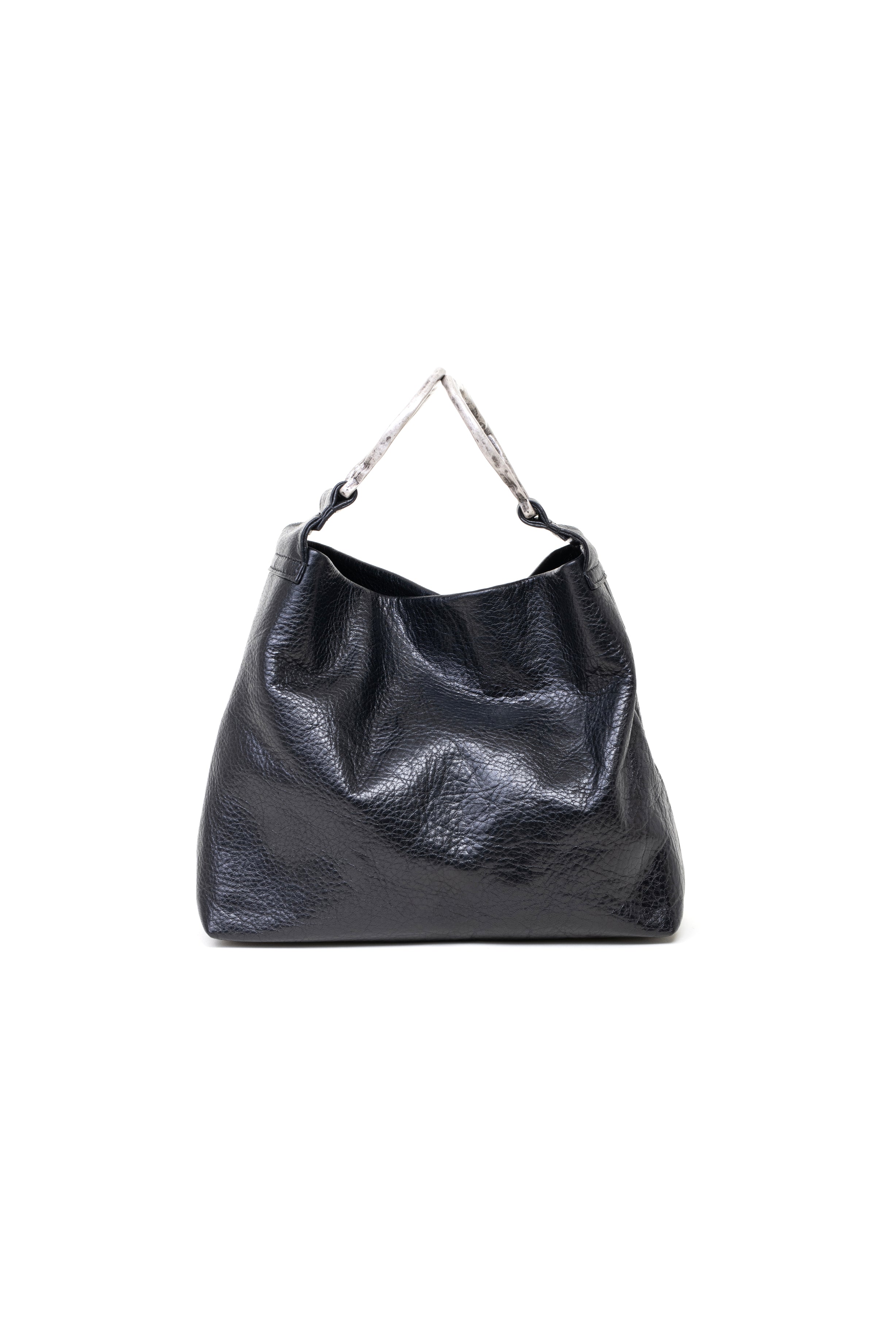 Borsa piccola pouch in pelle colore nero