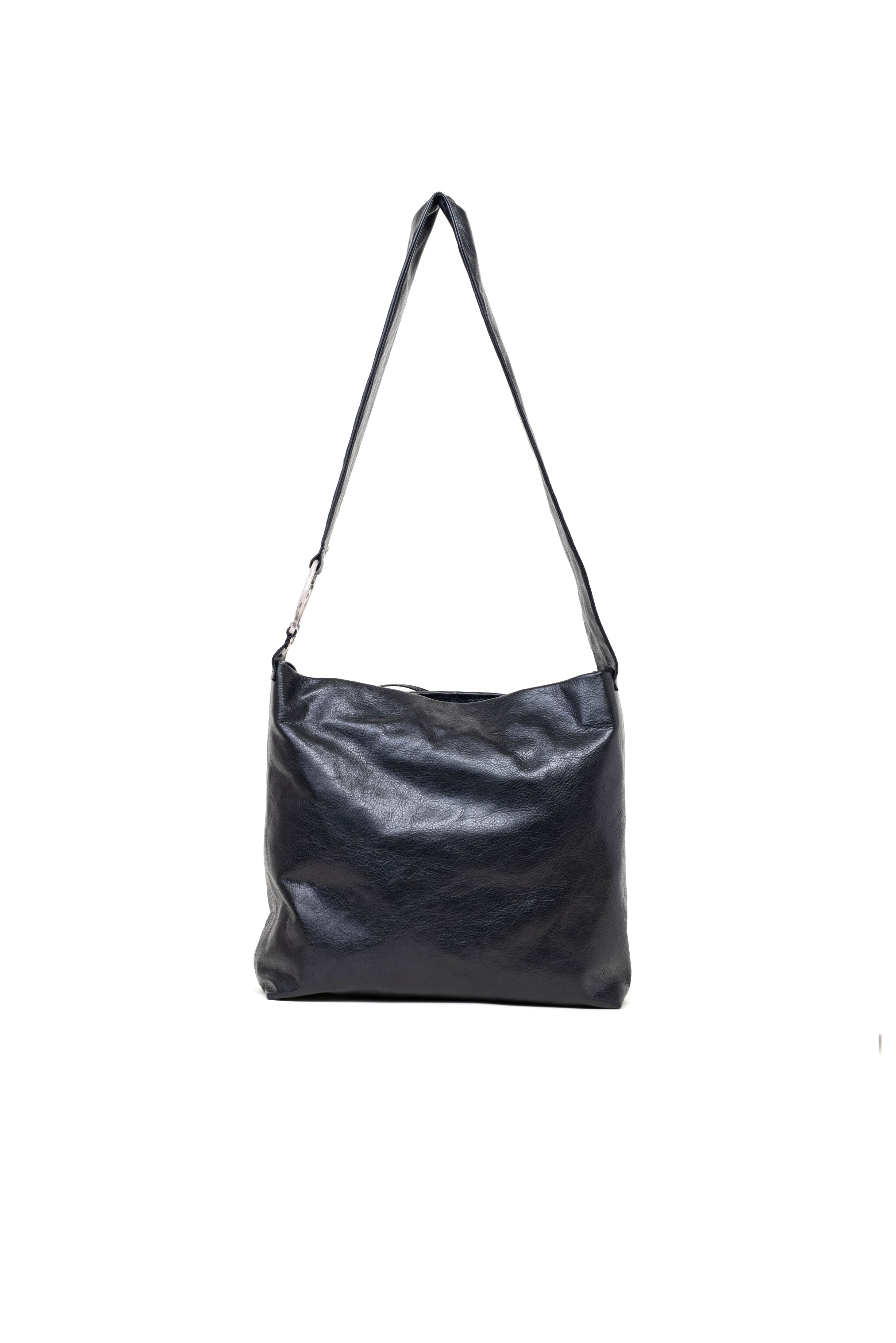 Borsa a tracolla in pelle colore nero