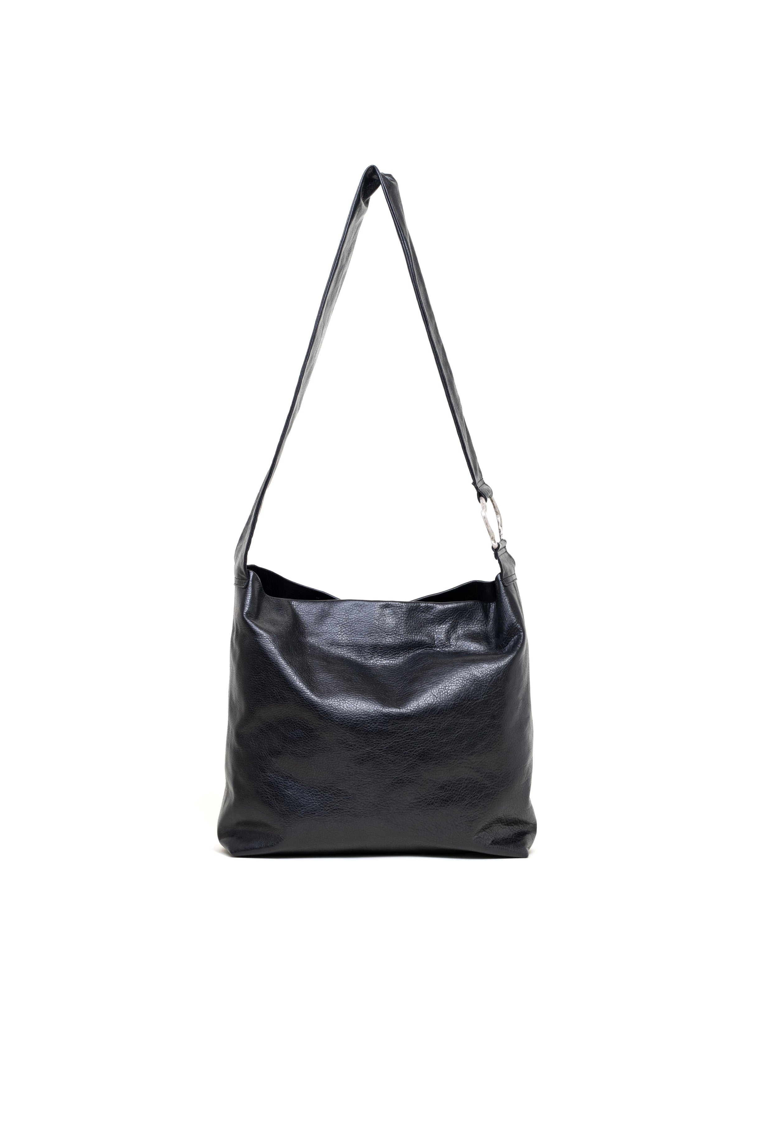 Borsa a tracolla in pelle colore nero